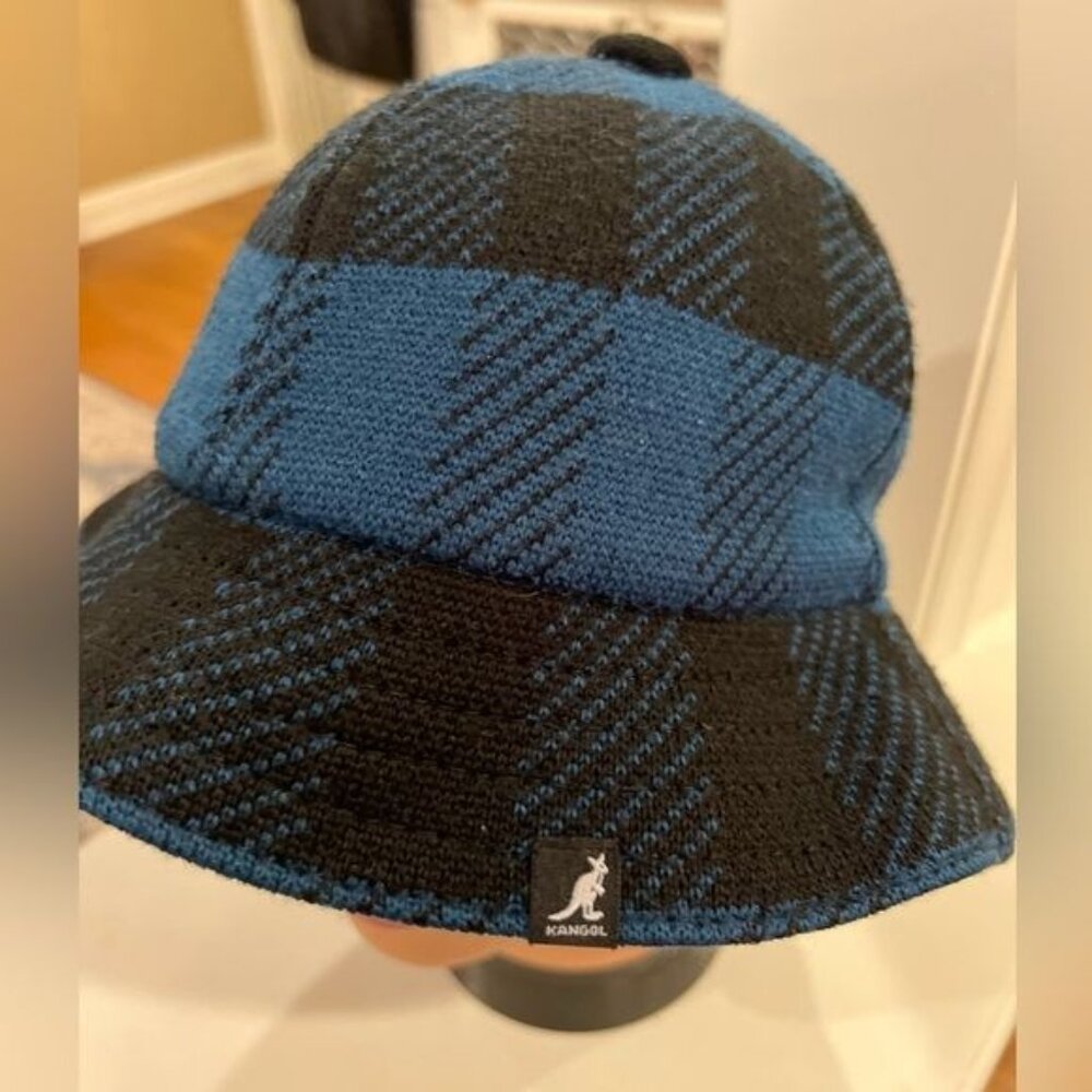 Kangol Men's Frontier Casual Fashion Check Bucket Hat Size Small K3035ST Wool